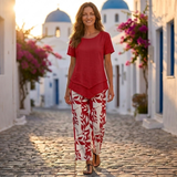 Nicole - Set care se potrivește cu bluză și pantaloni.