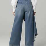 Audrey™ | Pantaloni din denim cu nod