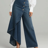 Audrey™ | Pantaloni din denim cu nod