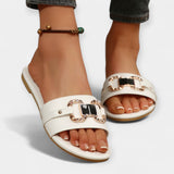 Papuci confortabili cu vârf rotund