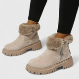 Irină - Botine confortabile și călduroase cu căptușeală moale pentru eleganță zilnică