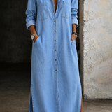 Delana | Salopetă cu Butoni din Denim
