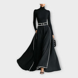 Rochie lungă cu finețe minimală
