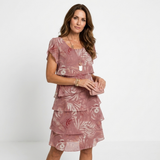 Deborah - Rochie Elegantă cu Volane