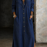 Delana | Salopetă cu Butoni din Denim