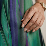 Irene - Rochie Premium Lungă din Mătase Strălucitoare