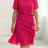 Linda - Rochie Elegantă cu Dungi