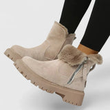 Irină - Botine confortabile și călduroase cu căptușeală moale pentru eleganță zilnică