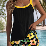 Élise | Tankini Elegant în Două Piese