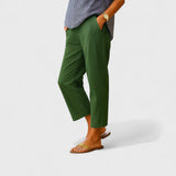 Odýlie - Pantaloni de vară din in și bumbac