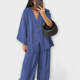 Jacqueline - Top din două straturi și pantaloni