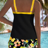 Élise | Tankini Elegant în Două Piese