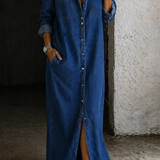Delana | Salopetă cu Butoni din Denim