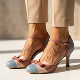 Élise - Pantofi cu toc din piele confortabili