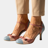 Élise - Pantofi cu toc din piele confortabili