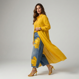 Corina - Set pantaloni și cămașă cu mânecă lungă