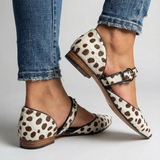 Sorina - Pantofi cu imprimeu leopard