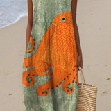 Rochie Midi Tess™ Oceanic