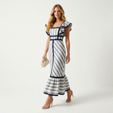 Sandy - Rochie maxi retro