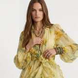 Felicia - Rochie florală supradimensionată