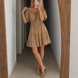 Mila - Rochie cu umerii descoperiți
