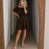 Mila - Rochie cu umerii descoperiți