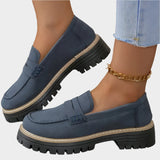 Veronika Pantofi Eleganți Mocasină cu Talpă Masivă Urbană