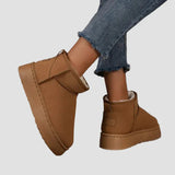 Botine Comfortabile din Suede cu Umplutură Bogată