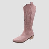 Katerina - Cizme Cowboy Western din Suede