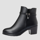 Frederica - Botine elegante de iarnă cu fermoar