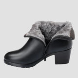 Frederica - Botine elegante de iarnă cu fermoar