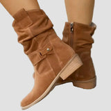 Euthalia - Botine din Suede Clasic