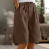 Ileana - Pantaloni scurți confortabili din bumbac