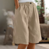 Ileana - Pantaloni scurți confortabili din bumbac