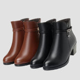 Frederica - Botine elegante de iarnă cu fermoar