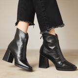 Claudia - Botine elegante cu toc mediu