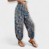 Scarlet - Pantaloni cu model etnic
