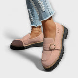 Dimitra - Mocasi casual cu vârf rotund - Construcție confortabilă