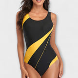 Costum de Baie Întreg Sportiv cu Decolteu Pe Spate