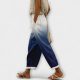 Airish - Pantaloni largi cu imprimeu