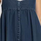 Karen™ | Rochie lungă din denim spălat